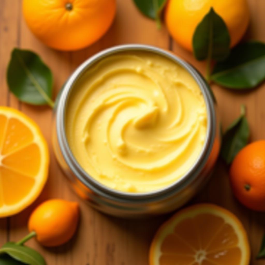 Citrus Grove Whipped Body Butter in aluminum tin
